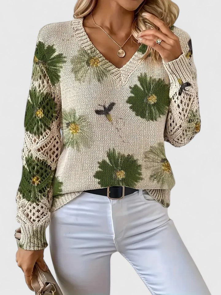 Lovisa | Delikat Blomstertröja