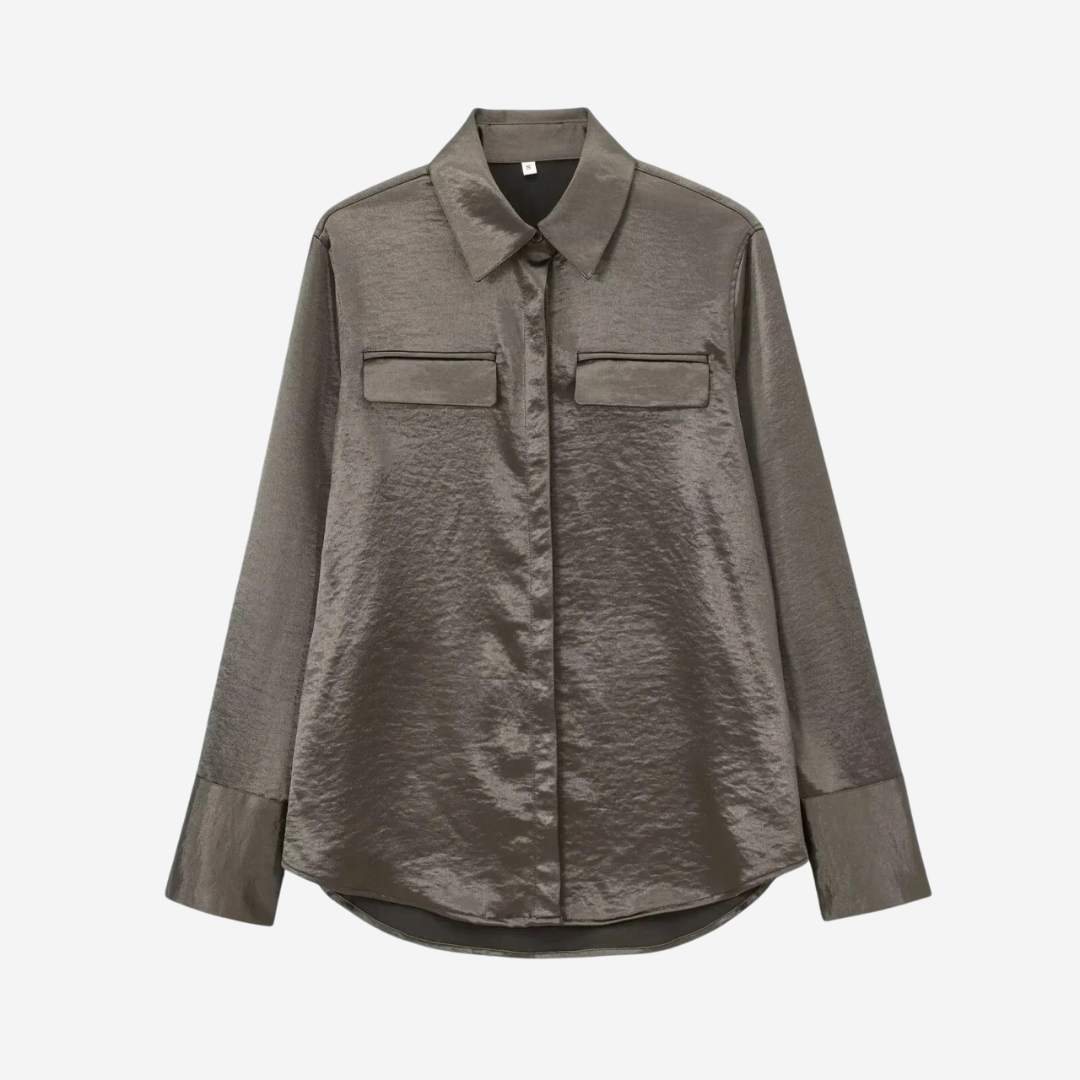 Nordberg™| Silkeslook skjorta