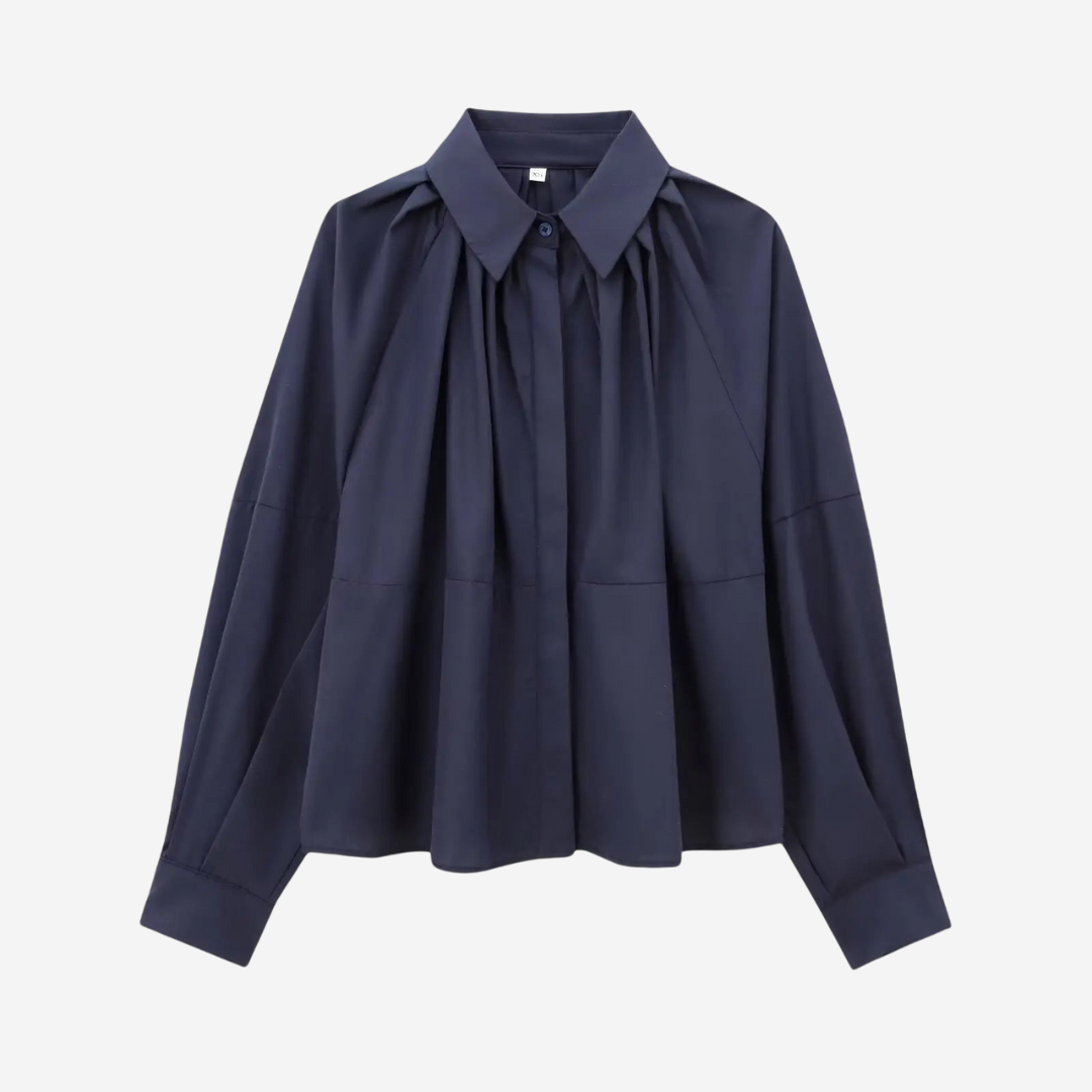 Nordberg™ | Plisserad blus